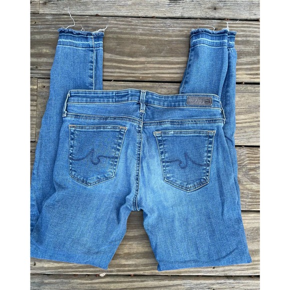 AG Jeans Stevie Slim Straight Ankle Jeans in Blue‎ SZ 26 - Picture 4 of 8